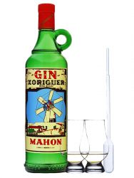 Gin Xoriguer Mahon Gin 0,7 Liter + 2 Glencairn Glser und Einwegpipette