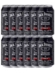 Jack Daniels & Coca Cola in Dose 12 x 0,33 Liter