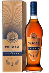 Metaxa 7* Sterne Weinbrand Brandy 0,7 Liter in Geschenkverpackung