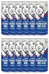 Russian Bear Energy Drink mit Taurin 12 x 0,25 Liter