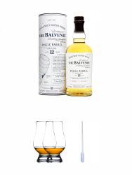 Balvenie 12 Jahre Single Barrel First Fill Single Malt Whisky 0,7 Liter + The Glencairn Glass Whisky Glas Stlzle 2 Stck + Einweg-Pipette 1 Stck