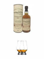 Balvenie 14 Jahre Caribbean Rum Cask 0,7 Liter + The Glencairn Glass Whisky Glas Stlzle 2 Stck