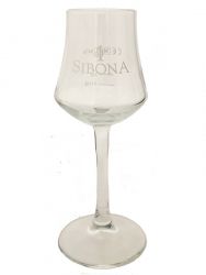 Sibona Stiel Glas Höhe 17 cm 1 Stück mit Eichtrich 2 und 4 cl