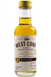 West Cork Irish Whiskey BLACK CASK FINISH 40 % Miniaturn 0,05 Liter