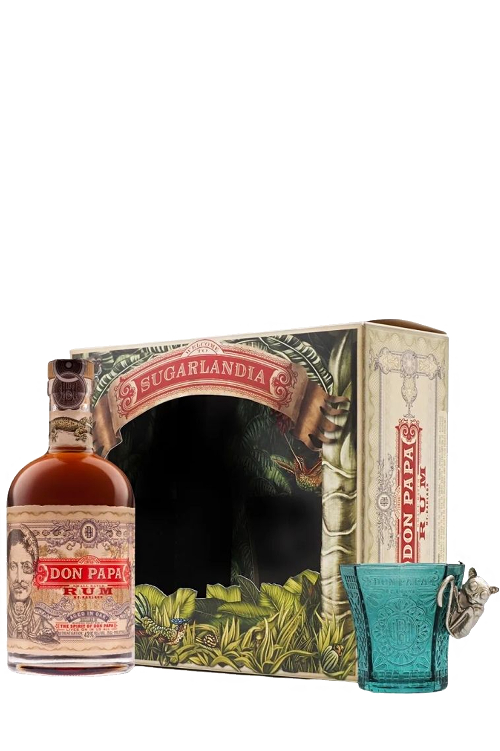 Don Papa Rum 7 Years Old 40% in Geschenkbox mit Glas - Getraenke-Handel.com  ist Ihr preiswerter Spirituosen Online