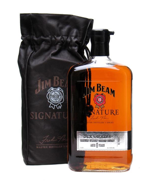 Jim Beam 6 Jahre Signature Six Grains Whiskey 1,0 Liter aus Kentucky / USA.  - Getraenke-Handel.com ist Ihr preiswerter Spirituosen Online
