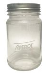 Aperol Trinkglas mit Schraubdeckel