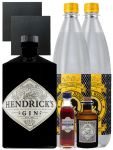 Gin-Set Hendricks Gin 0,7 Liter + Haymans Sloe Gin 5cl + Monkey 47 Gin 5 cl + 2 x Thomas Henry Tonic 1,0 Liter + 2 Schieferuntersetzer