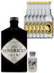 Gin-Set Hendricks Gin 0,7 Liter + Nordes Atlantic Gin 5cl + 6 Thomas Henry Tonic 0,2 Liter