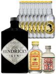 Gin-Set Hendricks Gin 0,7 Liter + Siegfried Gin 4cl + Gordons Gin 5cl + 8 Thomas Henry Tonic 0,2 Liter