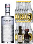 Gin-Set The Botanist Gin 0,7 Liter + Windspiel Gin 4cl + Filliers Gin 4cl, 12 x Thomas Henry Tonic 0,2 Liter