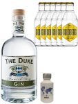 Gin-Set The Duke München Dry BIO Gin 0,7 Liter + Nordes Atlantic Miniatur + 6 Goldberg Tonic Water 0,2 Liter