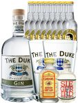 Gin-Set The Duke Gin 0,7 Liter + Siegfried Gin 4cl + Gordons Gin 5 cl + 8 Thomas Henry Tonic 0,2 Liter + 2 x The Duke Glas 0,3 Liter