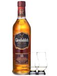 Glenfiddich 15 Jahre Single Malt Whisky 0,7 Liter + 2 Glencairn Gläser
