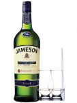 Jameson Signature Reserve Irish Whiskey 1,0 Liter + 2 Glencairn Gläser + Einwegpipette 1 Stück