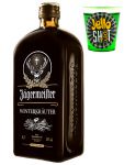 Jägermeister Winterkräuter Spice Edition Likör Deutschland 0,7 Liter + Jello Shot Waldmeister Wackelpudding mit Wodka 42 Gramm Becher