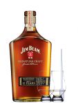Jim Beam Signature Craft 12 Years Bourbon Whisky 0,7 Liter + 2 Glencairn Gläser + Einwegpipette 1 Stück