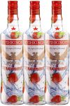 Rushkinoff Vodka & STRAWBERRY 3 x 1,0 Liter