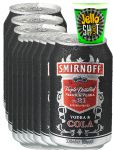 Smirnoff & Cola Dose 12 x 0,33 Liter + Jello Shot Waldmeister Wackelpudding mit Wodka 42 Gramm Becher