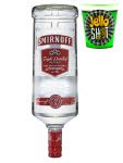 Smirnoff Vodka No. 21 Red Label 1,5 Liter + Jello Shot Waldmeister Wackelpudding mit Wodka 42 Gramm Becher