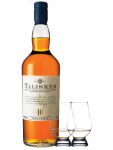 Talisker 10 Jahre Isle of Skye Single Malt Whisky 0,7 Liter + 2 Glencairn Gläser